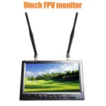 Original 9inch 5.8G Monitor LCD Screen 800X480 20Hz--20Khz Stereo Dual for RC Drone Quadcopter